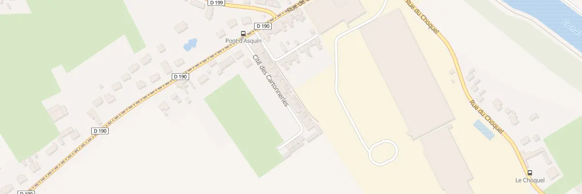 Plan du 18 Cite des Cartonneries à Racquinghem