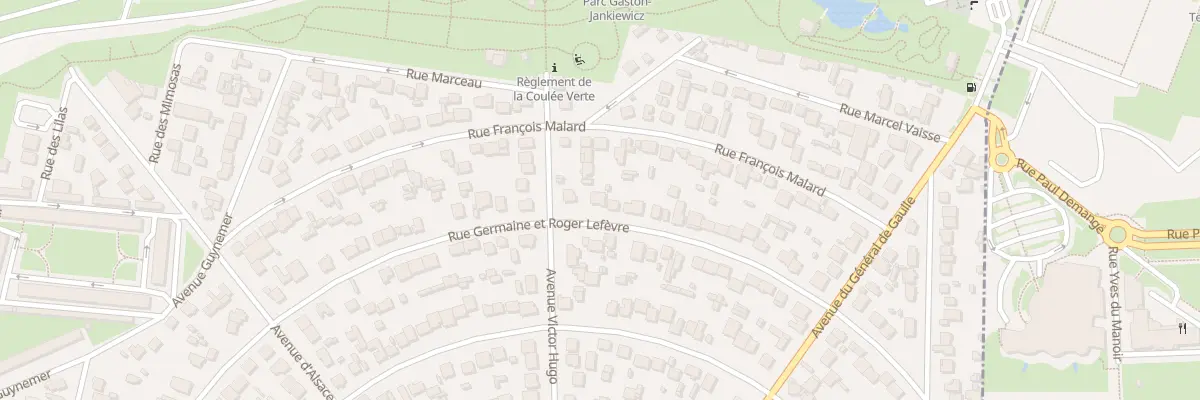 Plan du 83 Rue Germaine et Roger Lefèvre à Paray-Vieille-Poste