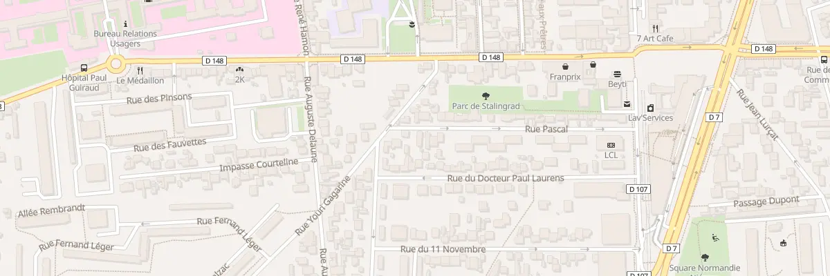 Plan du 31 Rue Pascal à Villejuif