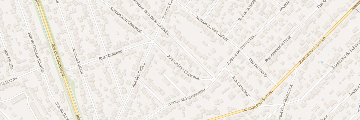 Plan du 10B Av Jean Chevreuil à Savigny-sur-Orge