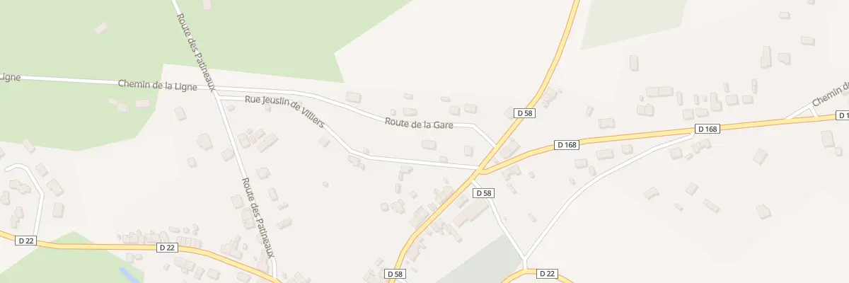 Plan du 1 Rte de la Gare à Méry-ès-Bois