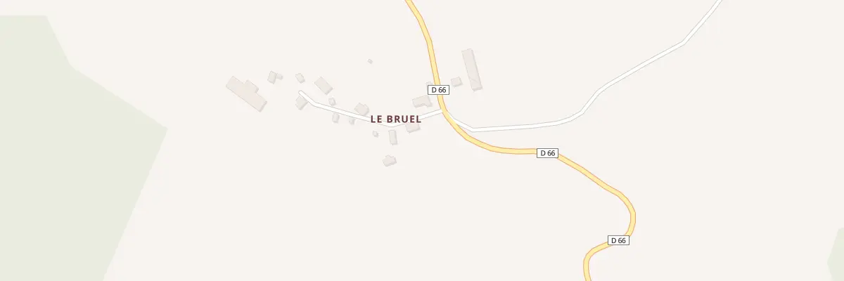 Plan du 6119 Le Bruel à Marcolès
