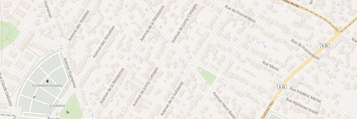 Plan du 27 Rue Henri Barbusse à Juvisy-sur-Orge