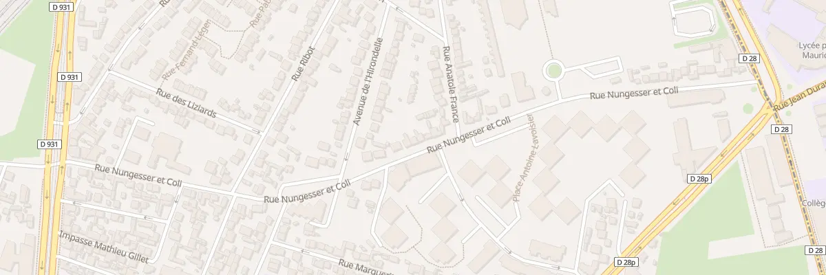 Plan du 63 Rue Nungesser et Coli à Saint-Denis