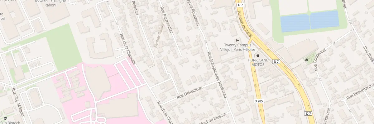 Plan du 31 Rue Parmentier à Villejuif