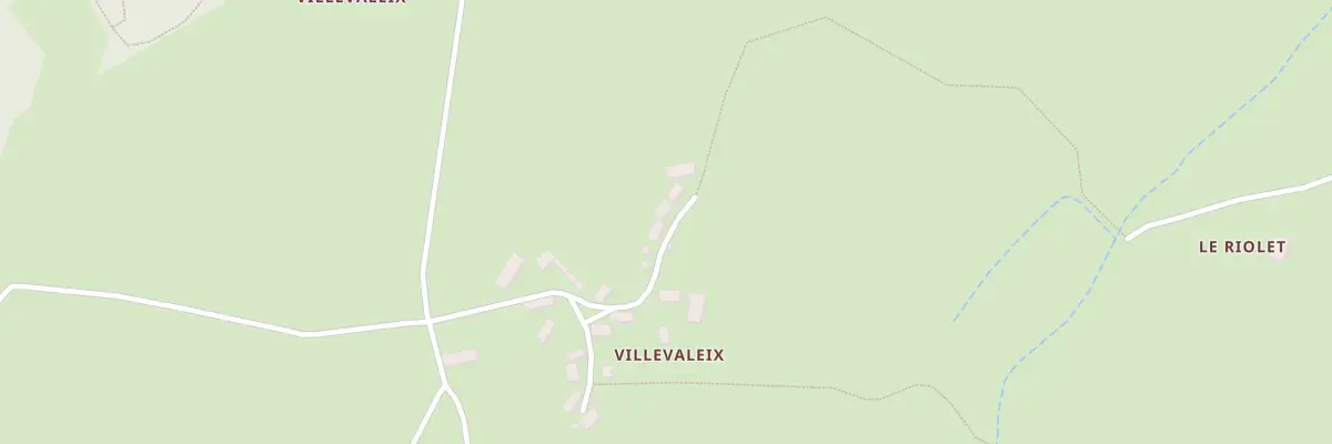 Plan du 3 Villevaleix à Mautes