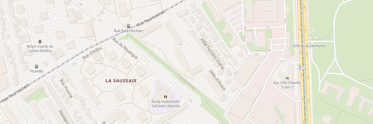 Plan du 16 All d’Alsace à Chevilly-Larue