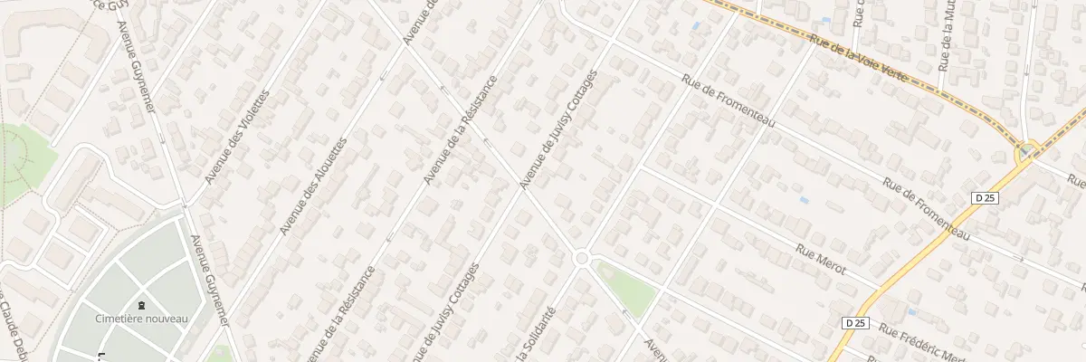 Plan du 34 Rue Henri Barbusse à Juvisy-sur-Orge