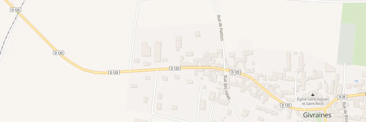Plan du 30 Rue de Yevre à Givraines