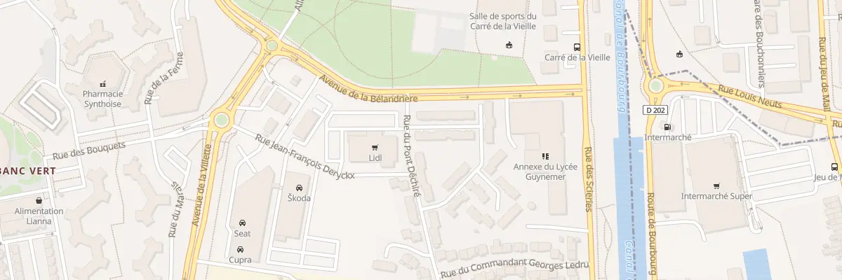 Plan du 16 Rue du Petit Repdick à Dunkerque