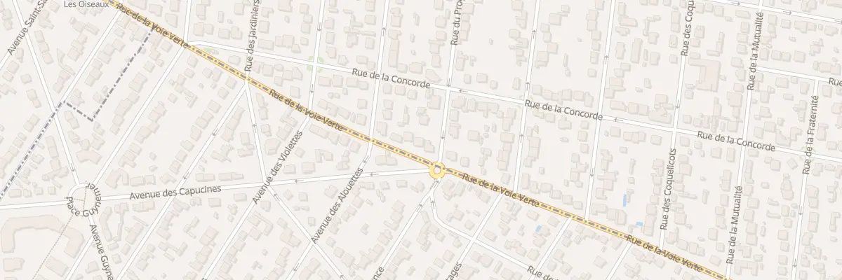 Plan du 44B Rue de la Voie Verte à Athis-Mons
