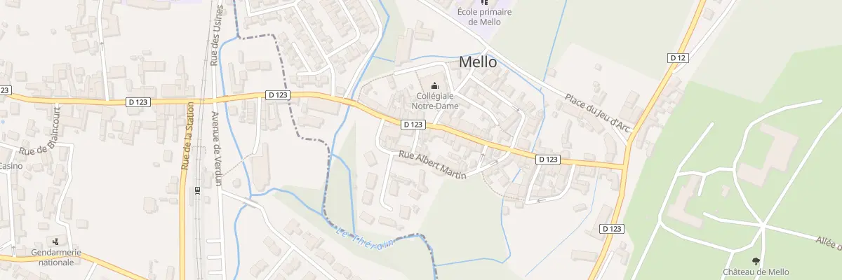 Plan du 35 Gr Grande Rue à Mello