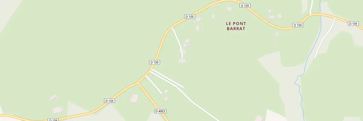 Plan du 5043 Bigne à Saint-Fréjoux