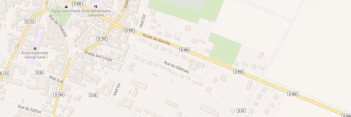 Plan du 11 Rue du Gâtinais à Boynes