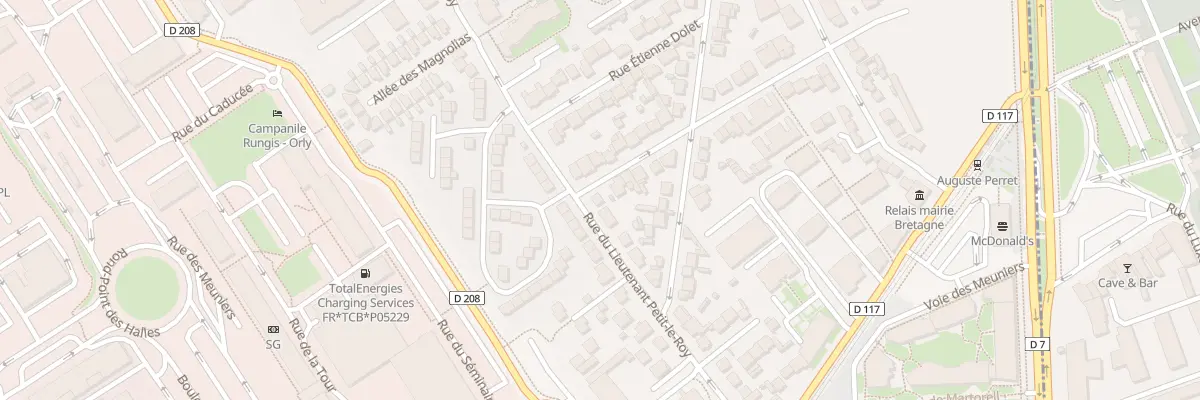 Plan du 193 Rue du Lieutenant Petit Leroy à Chevilly-Larue