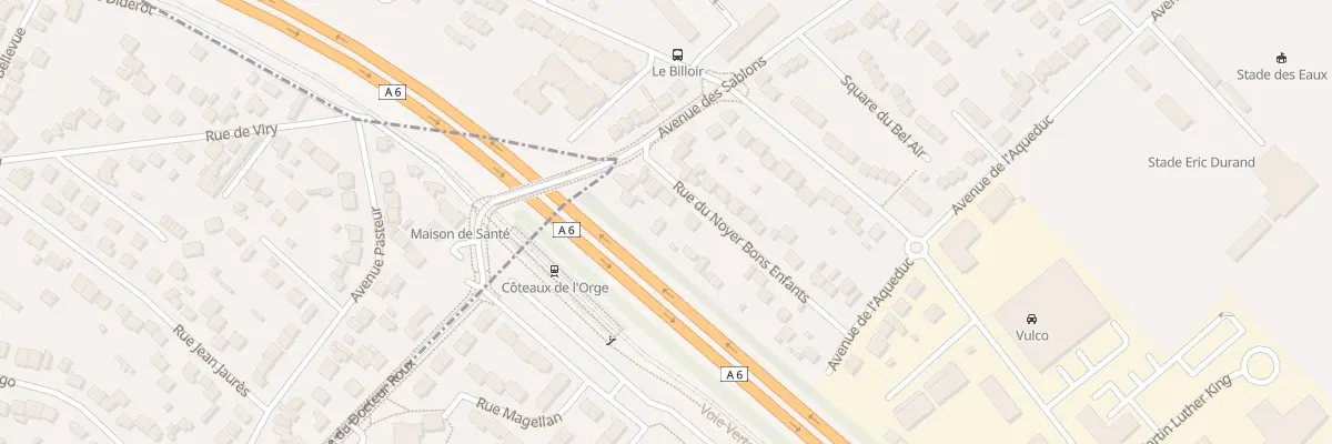 Plan du 8 Rue du Noyer Bons Enfants à Viry-Châtillon