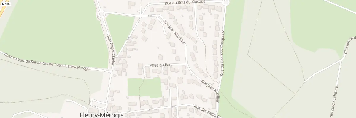 Plan du 27 Rue Jean Marillier à Fleury-Mérogis