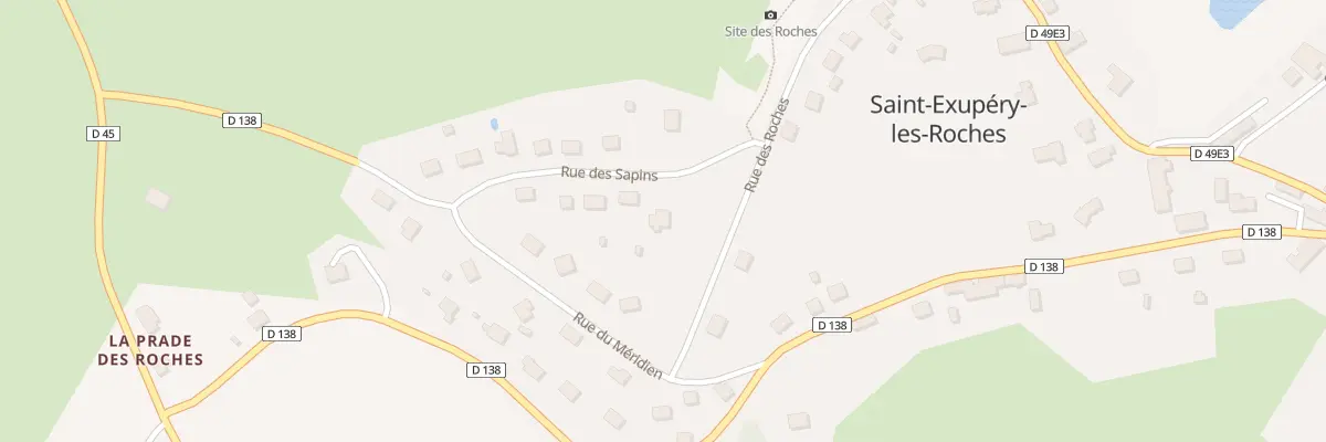 Plan du 11 Rue des Sapins à Saint-Exupéry-les-Roches