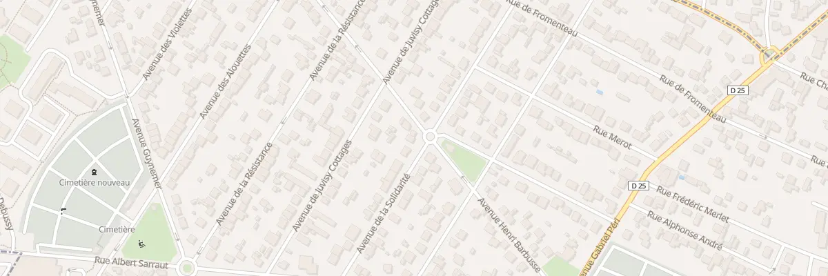 Plan du 23 Rue Henri Barbusse à Juvisy-sur-Orge