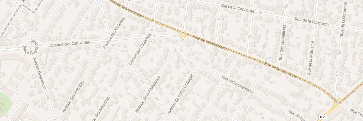 Plan du 73 Rue Fromenteau à Juvisy-sur-Orge