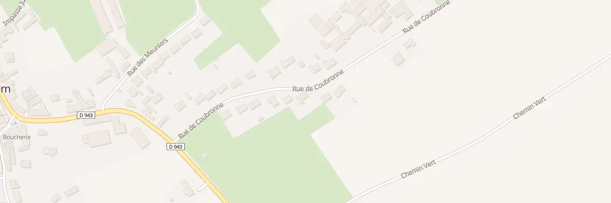 Plan du 11 Rue de Coubronne à Racquinghem