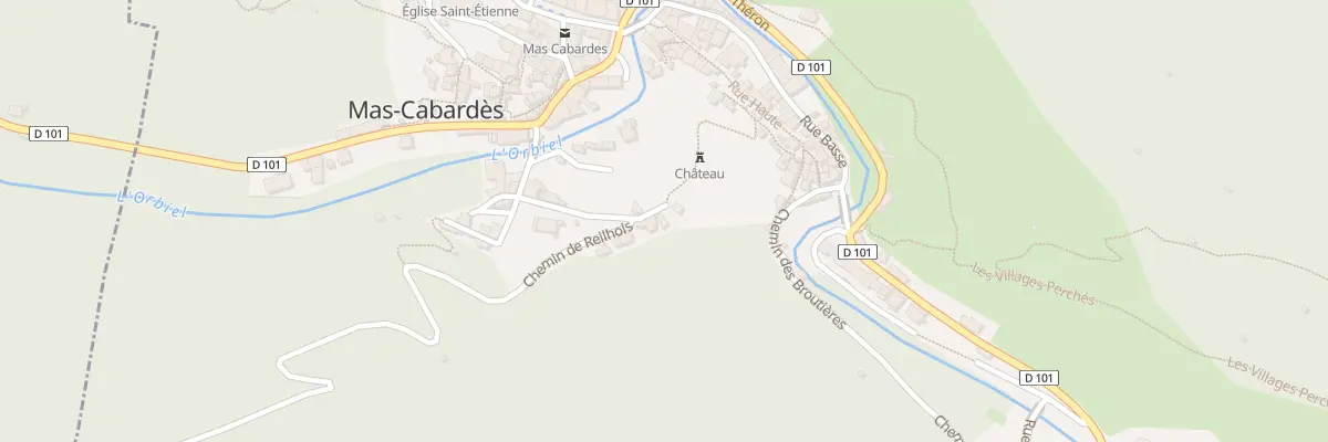 Plan du 4B Rue du Fort à Mas-Cabardès