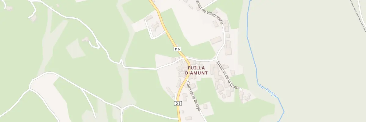 Plan du 5000 Baynat d’Amont à Fuilla