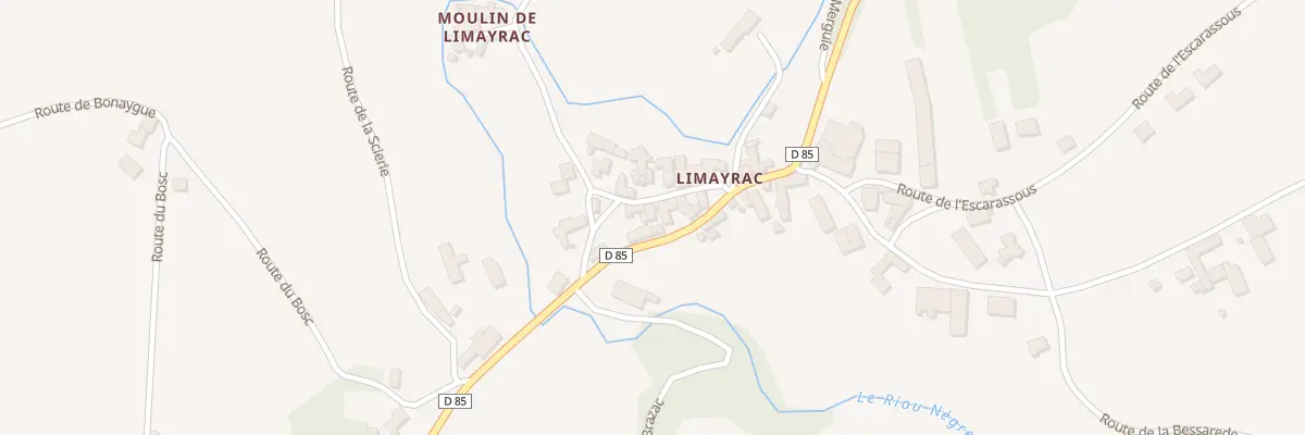 Plan du 5200 Limayrac à Colombiès