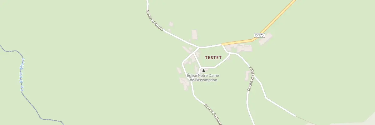 Plan du 5272 Testet à Saint-Christophe-Vallon