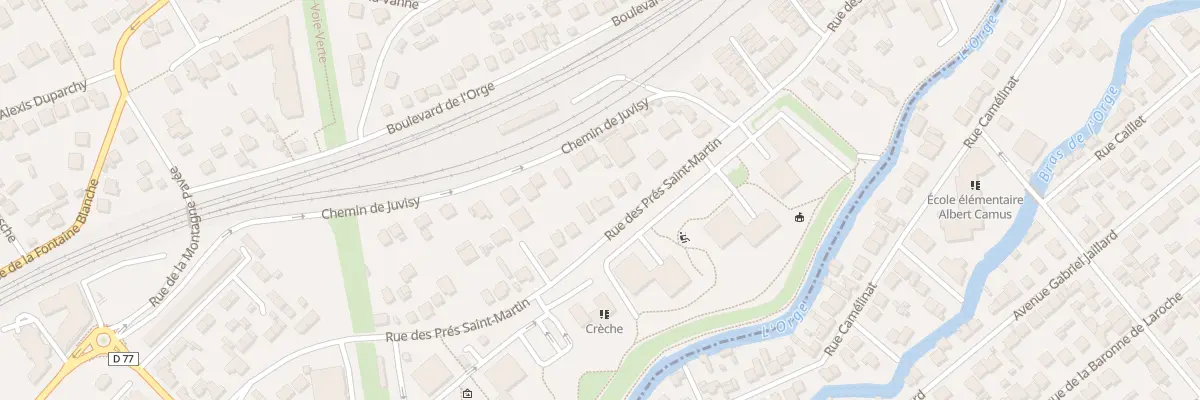 Plan du 51 Rue des Pres Saint-Martin à Savigny-sur-Orge