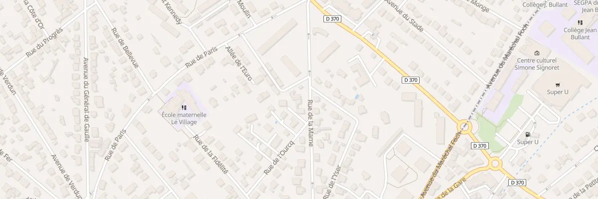 Plan du 35T Rue de la Marne à Ézanville