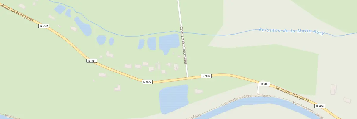 Plan du 83 Rte de Bellegarde à Sury-aux-Bois