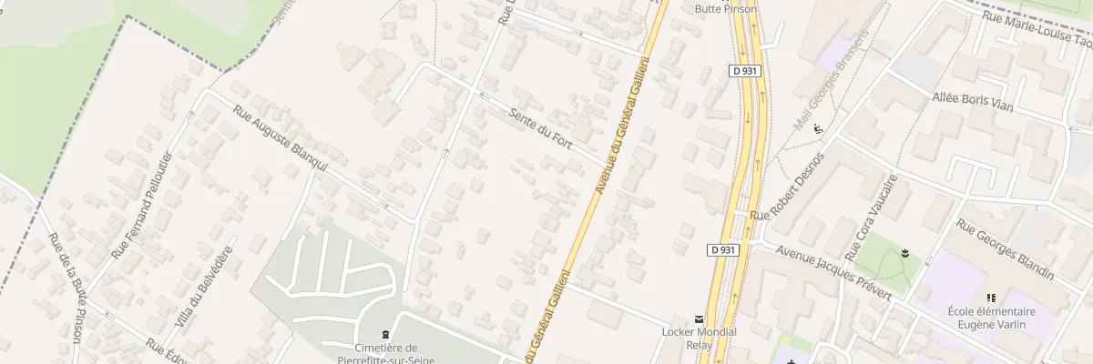 Plan du 69 Av General Gallieni à Saint-Denis