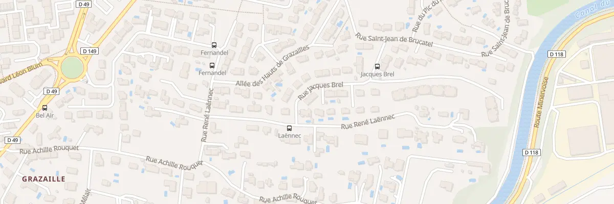 Plan du 4 Rue Jacques Brel à Carcassonne