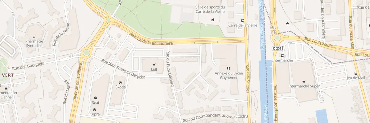 Plan du 42 Rue du Petit Repdick à Dunkerque