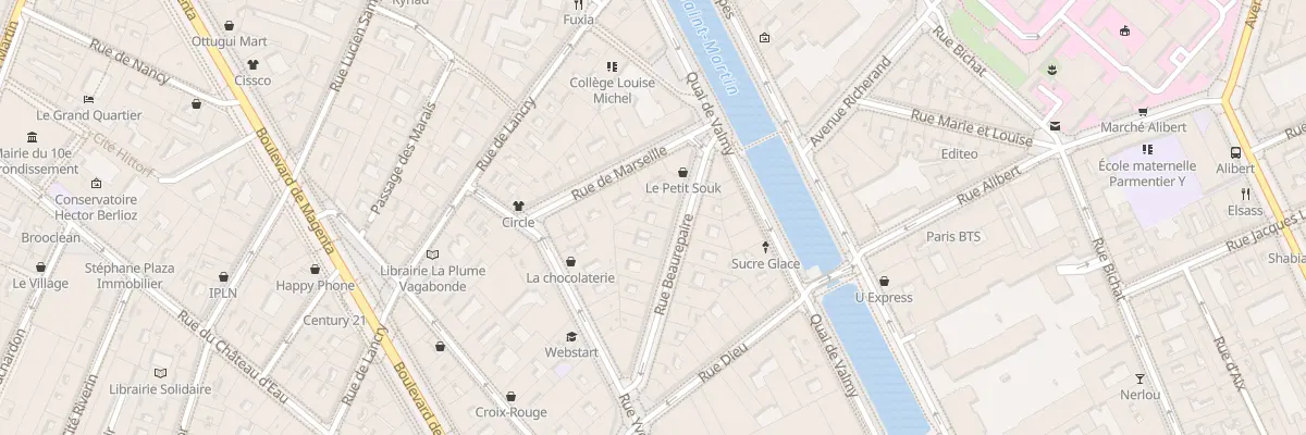Plan du 27 Rue Beaurepaire à Paris 10e Arrondissement