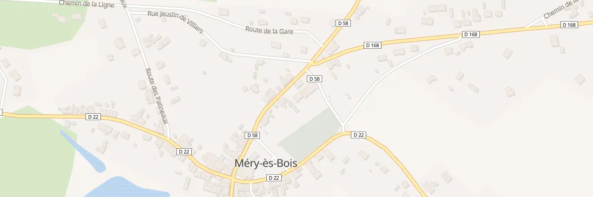 Plan du 10 Rue de la Poste à Méry-ès-Bois