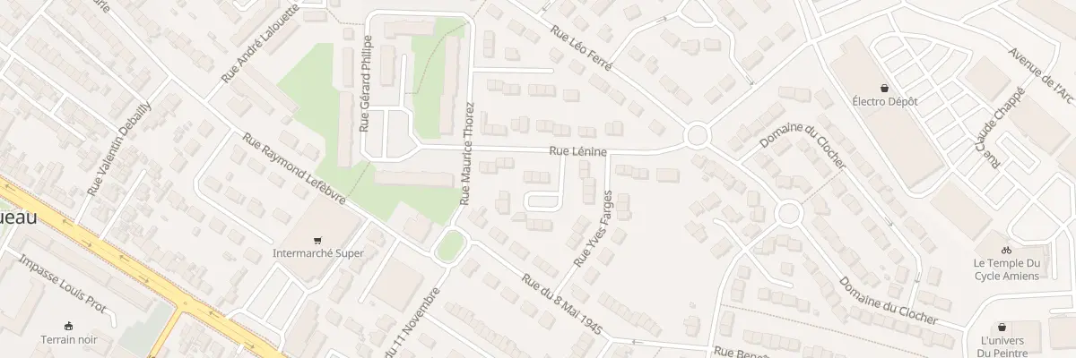 Plan du 4 Rue P Vaillant Couturier à Longueau