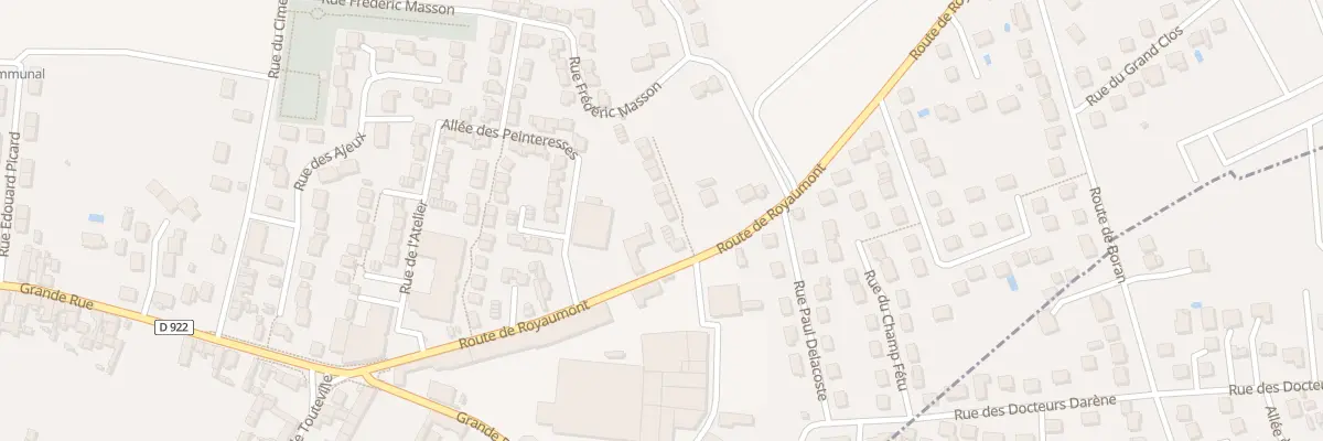 Plan du 4 All des Bassins à Asnières-sur-Oise