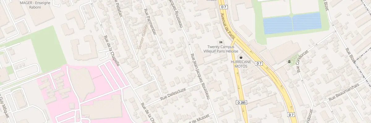 Plan du 48 Rue Jean-jacques Rousseau à Villejuif