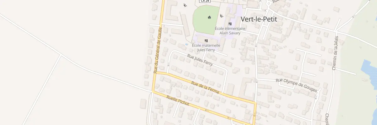 Plan du 13 Rue Jules Ferry à Vert-le-Petit