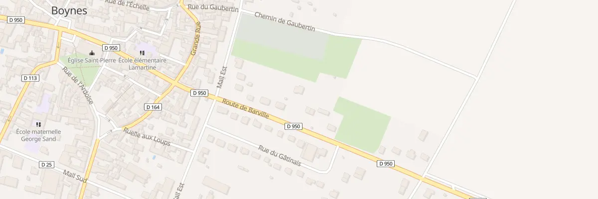 Plan du 27 Rte de Barville à Boynes