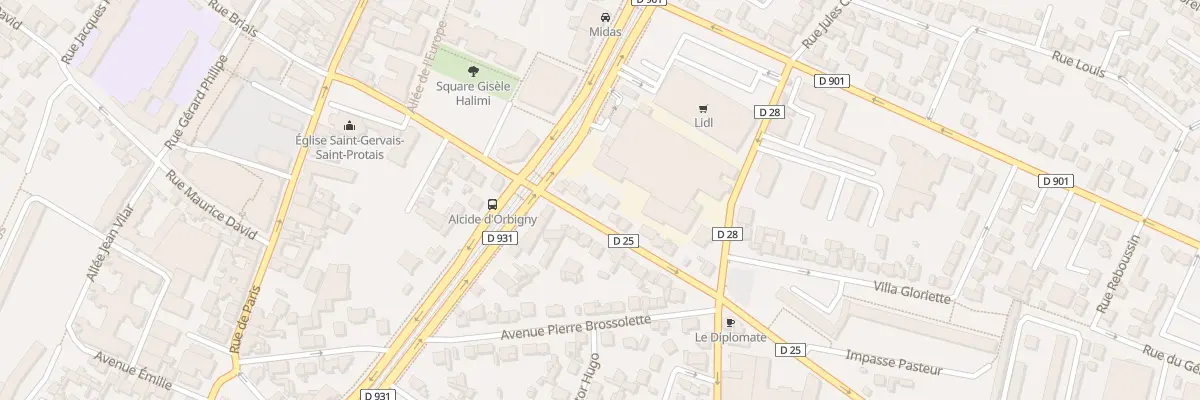 Plan du 39 Bd Pasteur à Saint-Denis