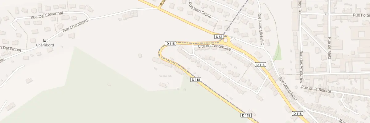 Plan du 8 Rue Cite du Centenaire à Mazamet