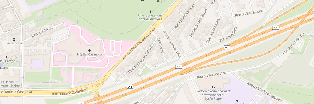 Plan du 41 Rue Lesne à Saint-Denis
