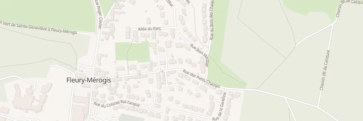Plan du 14Q Rue des Petits Champs à Fleury-Mérogis