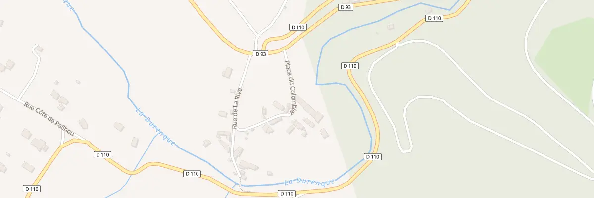 Plan du 1 Pl du Colombier à Noailhac
