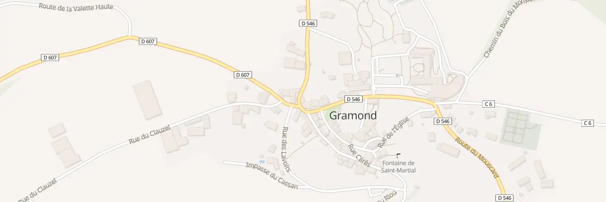 Plan du 5001 Rte de Boussac à Gramond