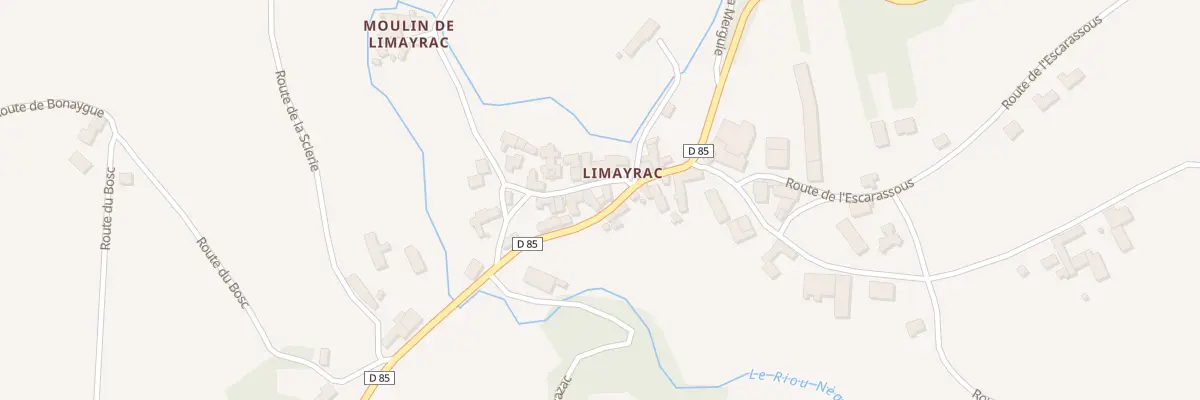 Plan du 5222 Limayrac à Colombiès