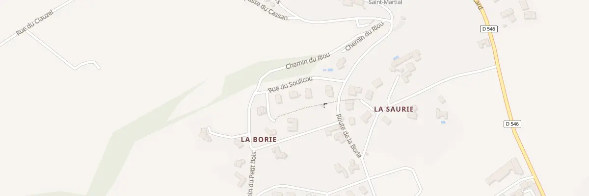 Plan du 5175 Rue du Soulicou à Gramond